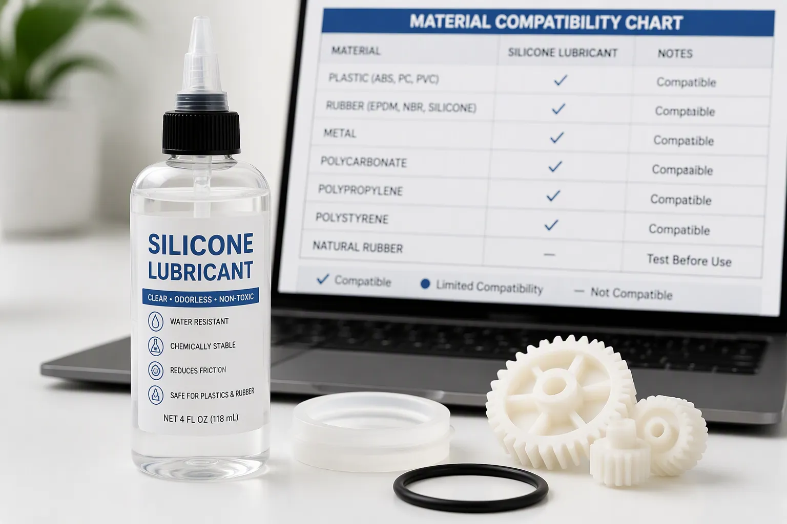 Comment choisir un lubrifiant silicone pour le plastique et le caoutchouc en 2026