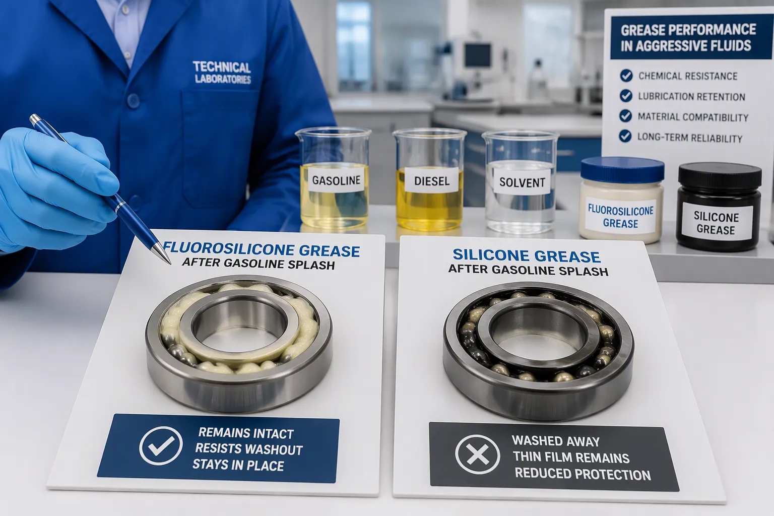 Major Differences in Chemical Resistance