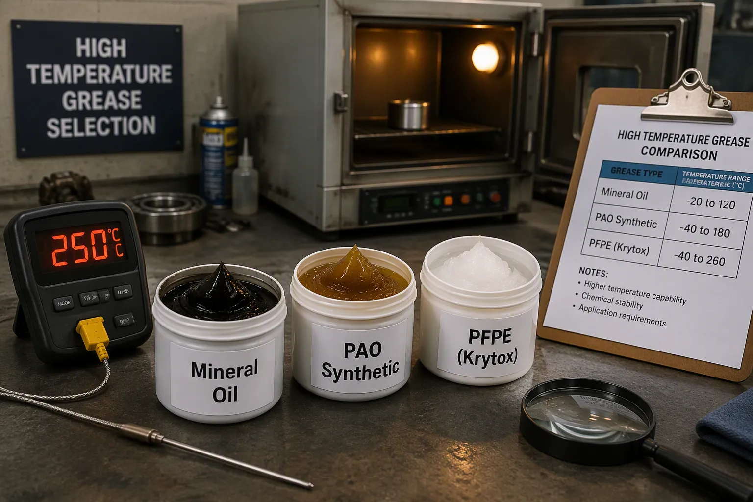 Selecting the Right High-Temperature Grease
