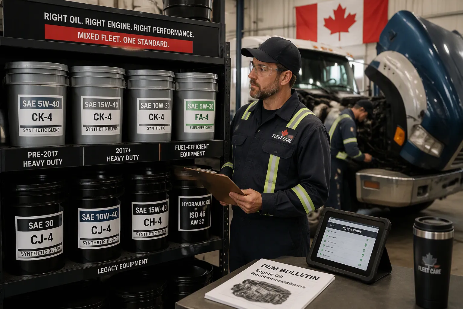 2027 Diesel Engine Oil Canada: Fleet Checklist